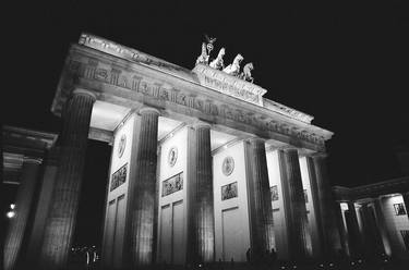 The Brandenburg Gate - 35mm Black & White Photograph thumb