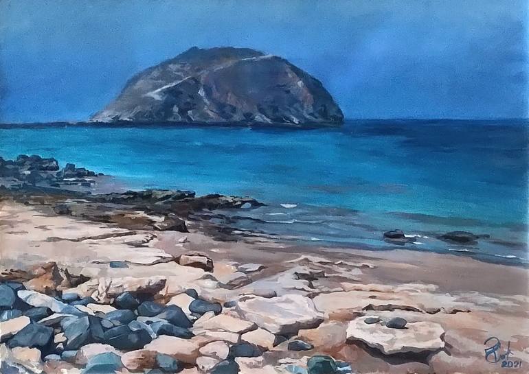 Secret beach Painting by Tatiana Graf | Saatchi Art