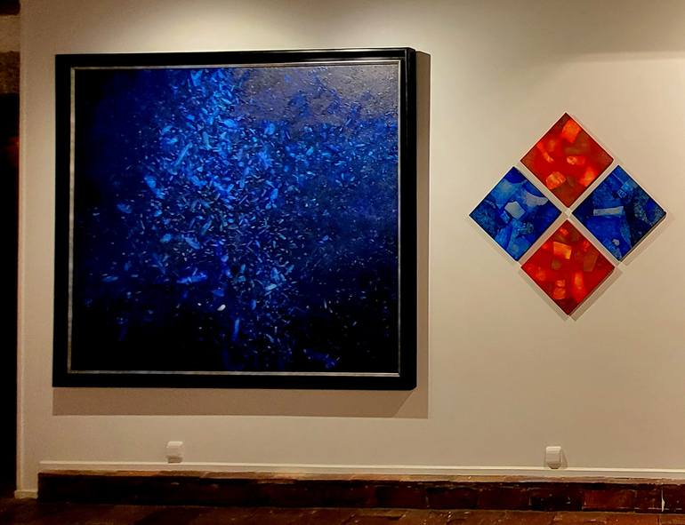 Original Abstract Painting by JUAN PITA