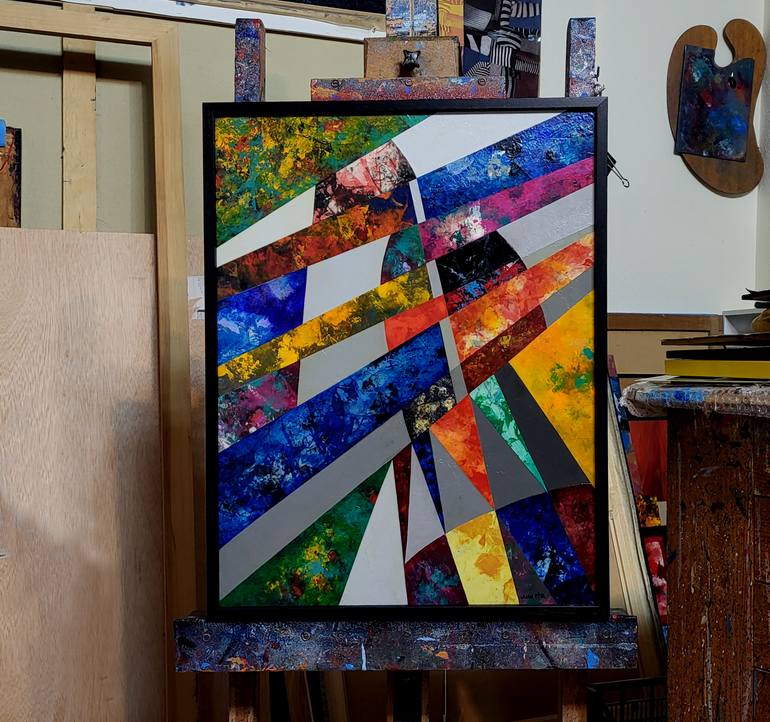 Original Abstract Painting by Juan Pita