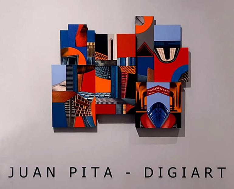 Original Abstract Painting by JUAN PITA