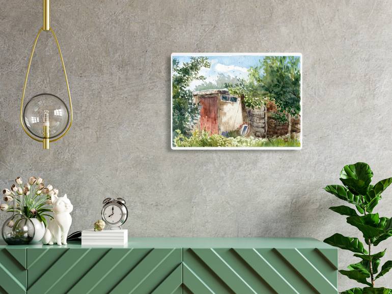 Original Impressionism Landscape Painting by Alex Vainova