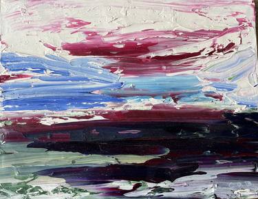 Original Abstract Expressionism Landscape Paintings by christine bohrer