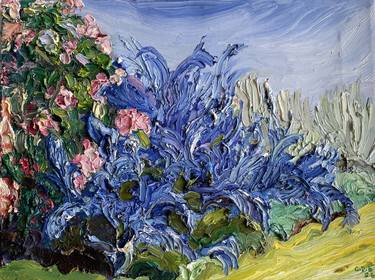 oil on linen, garden series, 1995, 16x12inches thumb