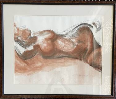 Original Figurative Nude Drawings by christine bohrer