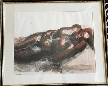 Original Figurative Nude Drawings by christine bohrer