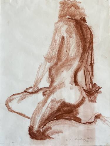 Original Figurative Nude Drawings by christine bohrer