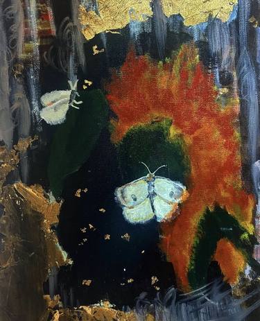 Original Surrealism Nature Painting by Vanessa Avelar