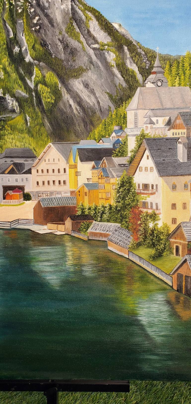 Original Realism Cities Painting by Annesha Neogi