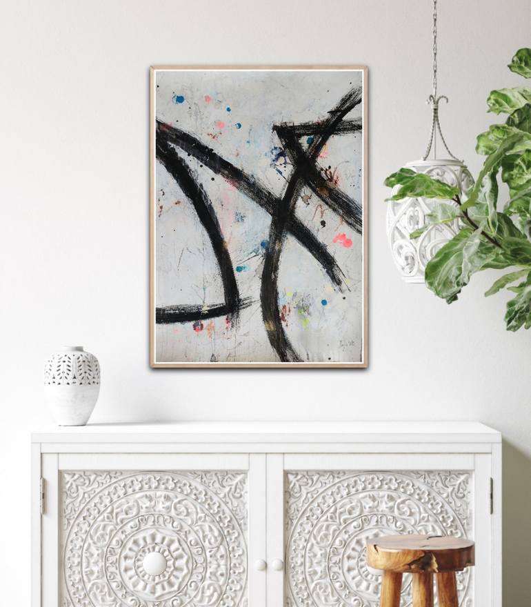 Original Contemporary Abstract Painting by Saja Davidsdottir