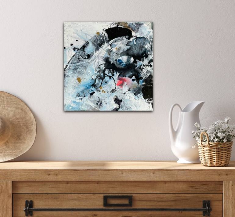 Original Contemporary Abstract Painting by Saja Davidsdottir