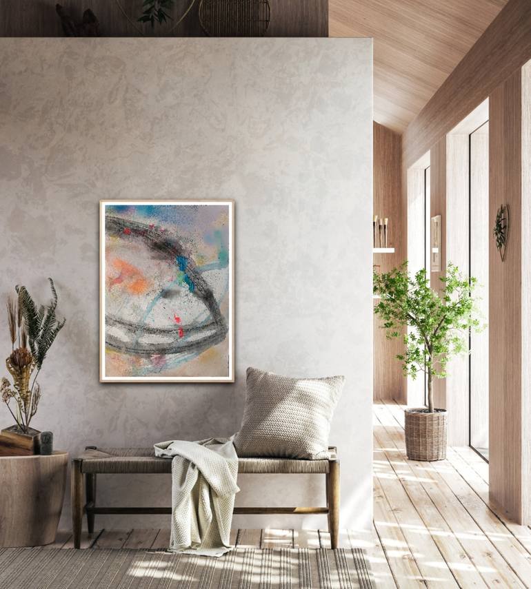 Original Abstract Painting by Saja Davidsdottir