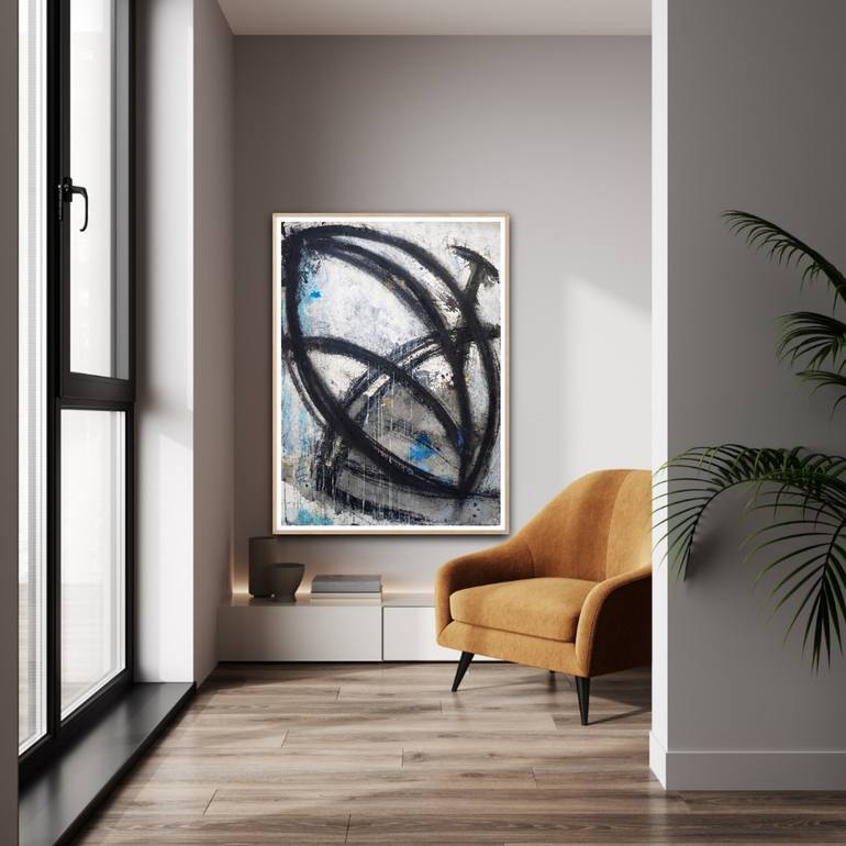 Original Abstract Painting by Saja Davidsdottir