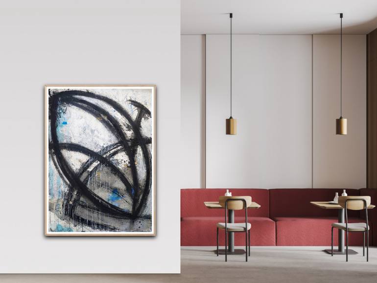 Original Abstract Painting by Saja Davidsdottir