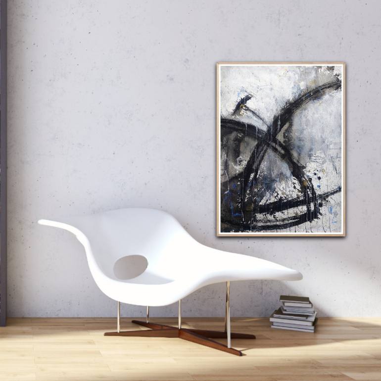 Original Abstract Painting by Saja Davidsdottir