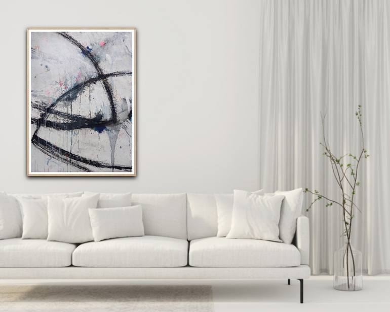 Original Contemporary Abstract Painting by Saja Davidsdottir