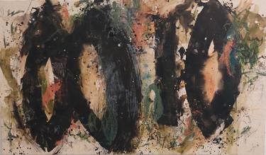 Original Abstract Expressionism Abstract Paintings by Saja Davidsdottir