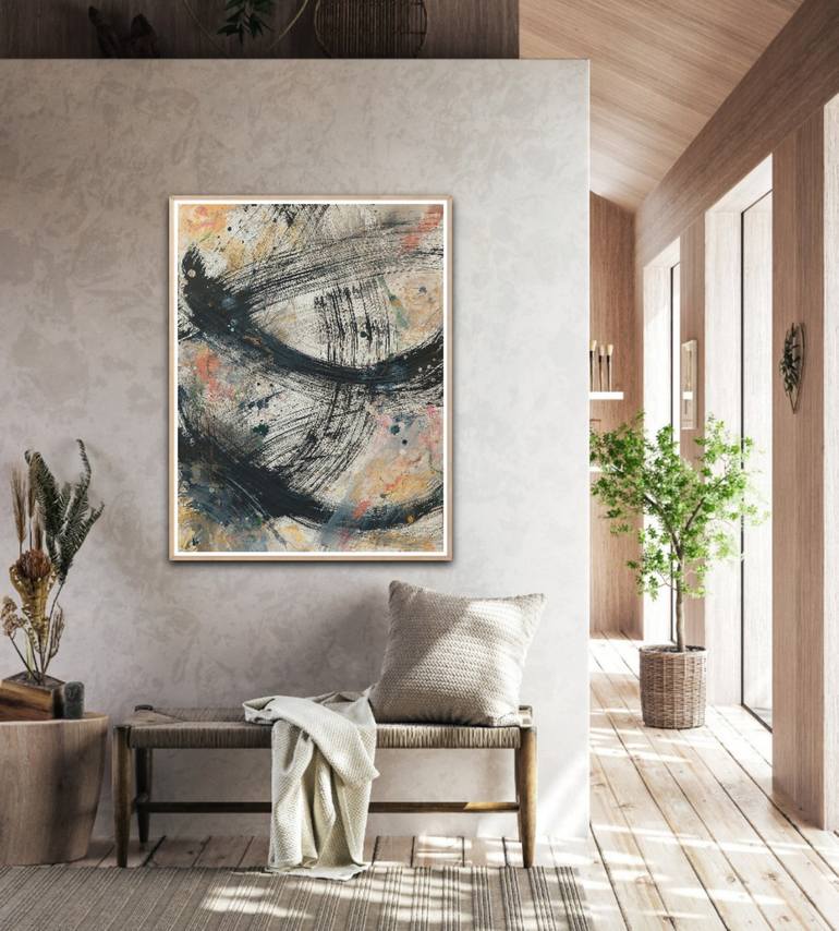 Original Abstract Painting by Saja Davidsdottir