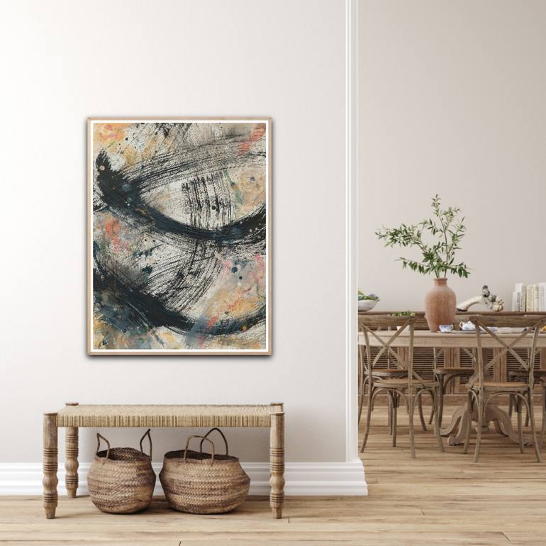 Original Abstract Painting by Saja Davidsdottir