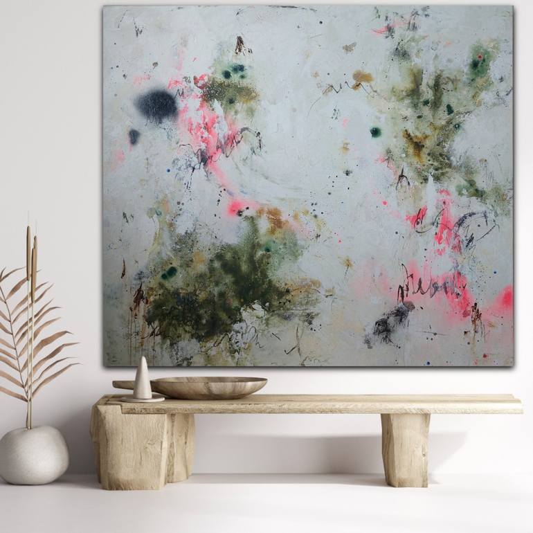 Original Abstract Nature Painting by Saja Davidsdottir