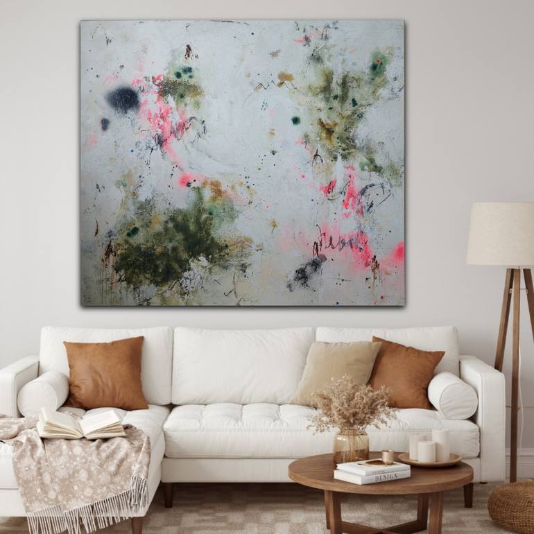 Original Abstract Nature Painting by Saja Davidsdottir