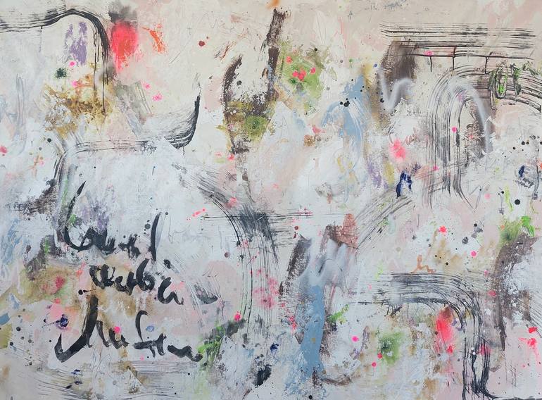 Original Abstract Expressionism Abstract Paintings by Saja Davidsdottir