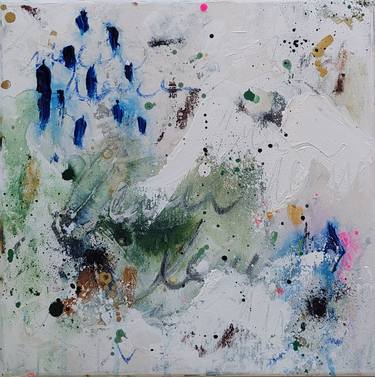 Original Abstract Expressionism Abstract Paintings by Saja Davidsdottir