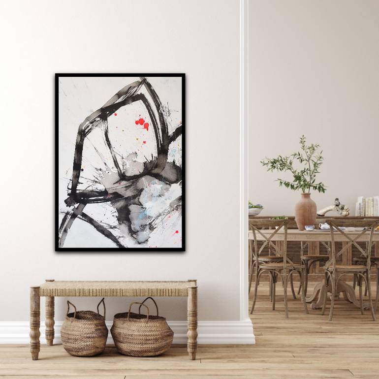 Original Abstract Painting by Saja Davidsdottir