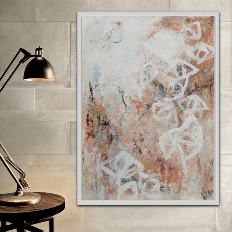 Original Abstract Pop Culture/Celebrity Painting by Saja Davidsdottir