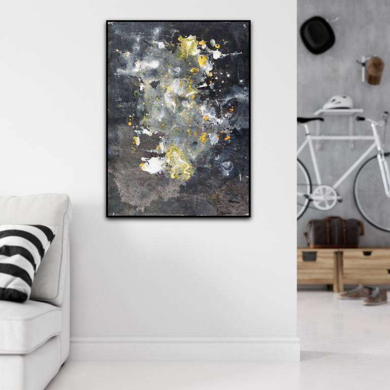 Original Modern Nature Painting by Saja Davidsdottir