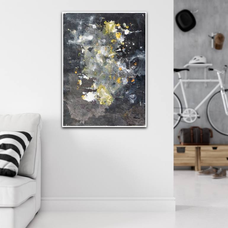 Original Modern Nature Painting by Saja Davidsdottir