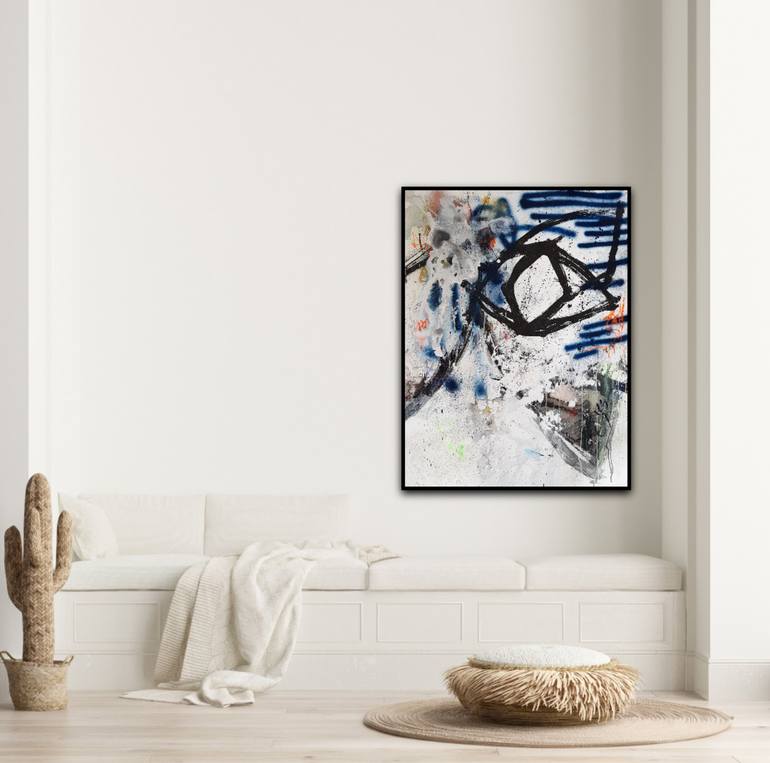 Original Abstract Painting by Saja Davidsdottir