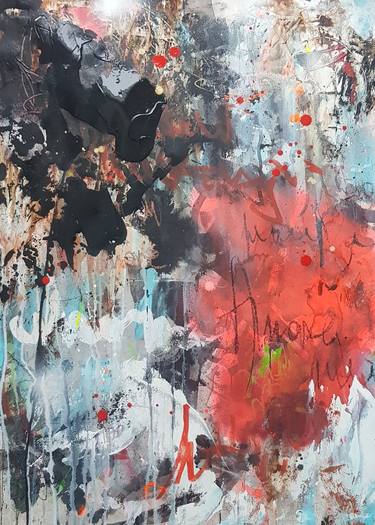 Print of Abstract Graffiti Paintings by Saja Davidsdottir