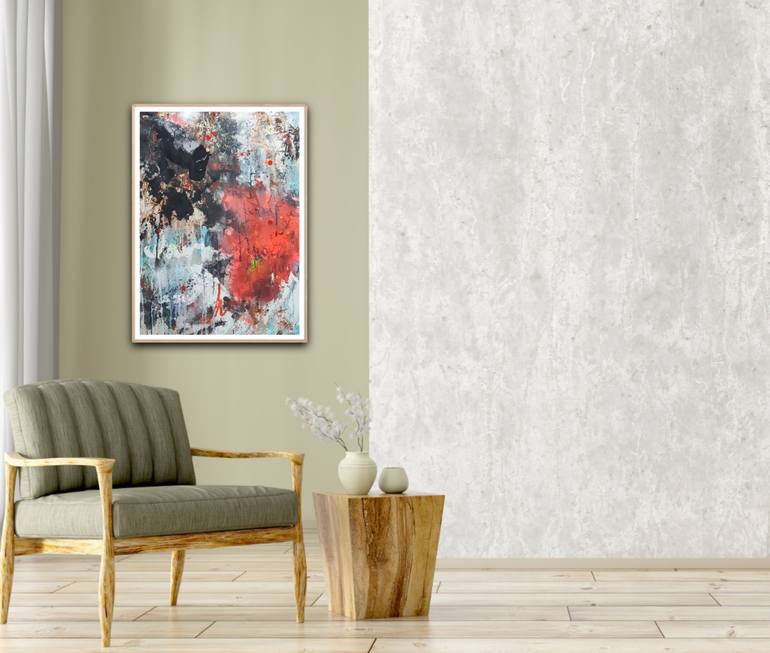 Original Abstract Graffiti Painting by Saja Davidsdottir