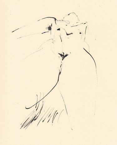 Print of Fine Art Nude Drawings by Majid Bita