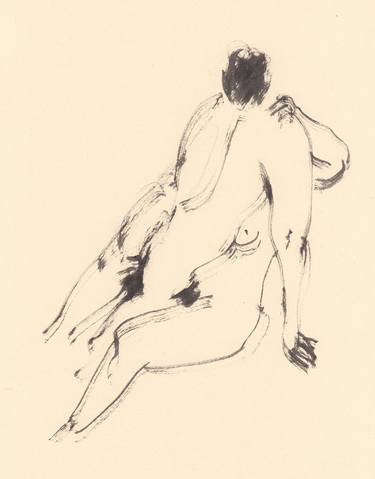 Print of Erotic Drawings by Majid Bita