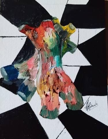 Original Abstract Expressionism Abstract Paintings by Aarti Patnaik