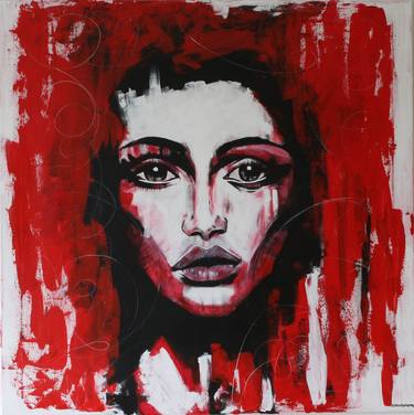 Original Abstract Women Paintings by Edyta Stoltenberg