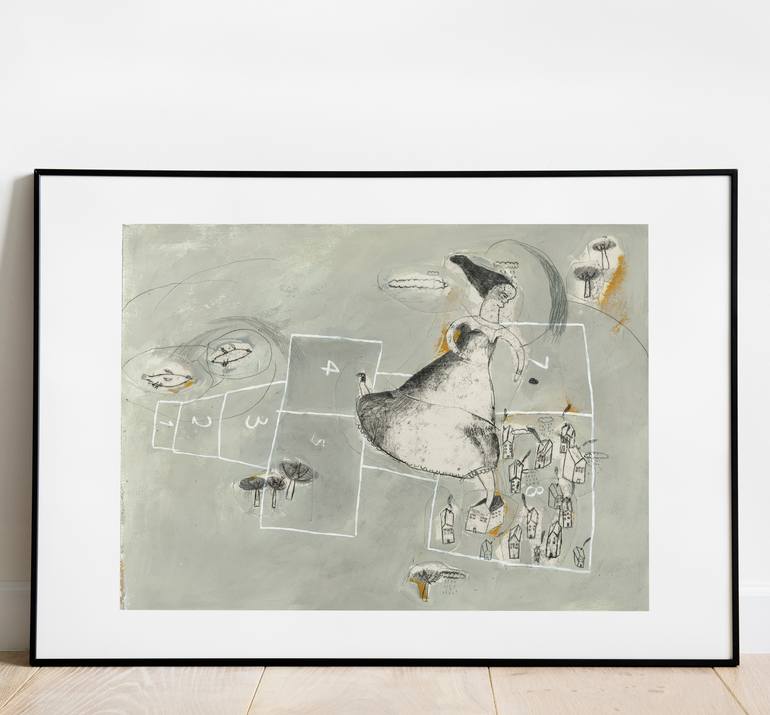 Original Illustration Fantasy Painting by Hanieh Ghashghaei