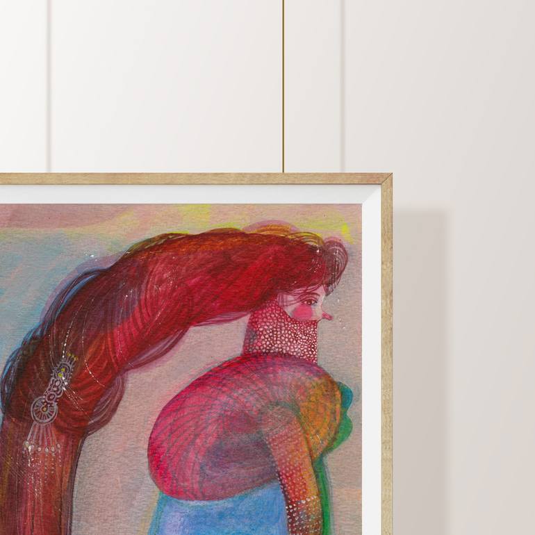 Original Illustration Nature Painting by Hanieh Ghashghaei