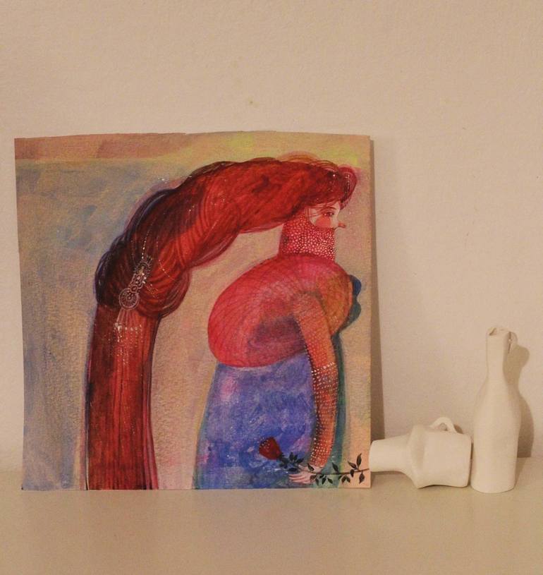 Original Illustration Nature Painting by Hanieh Ghashghaei