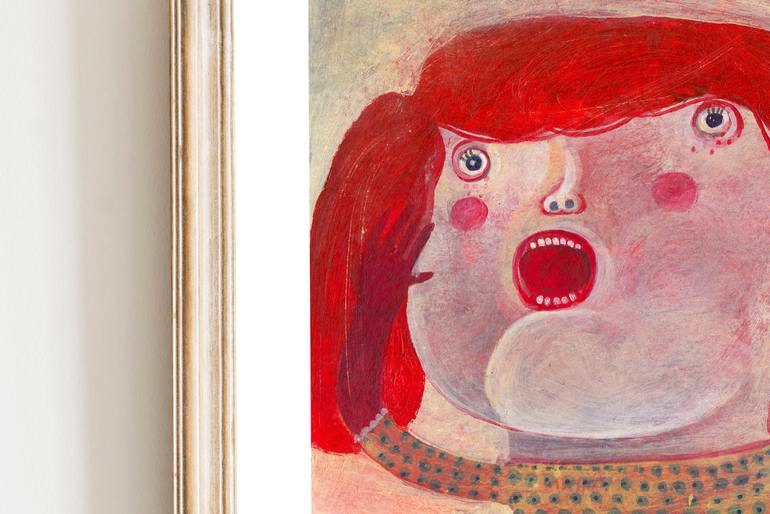 Original Illustration Women Painting by Hanieh Ghashghaei