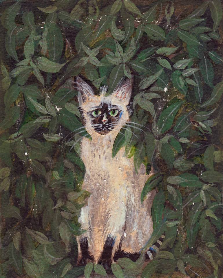 Original Illustration Animal Painting by Hanieh Ghashghaei