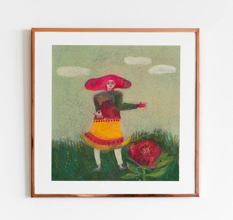 Original Illustration Love Painting by Hanieh Ghashghaei