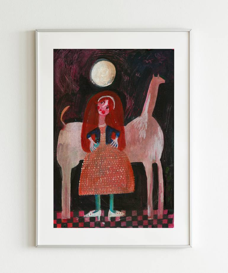 Original Illustration Nature Painting by Hanieh Ghashghaei