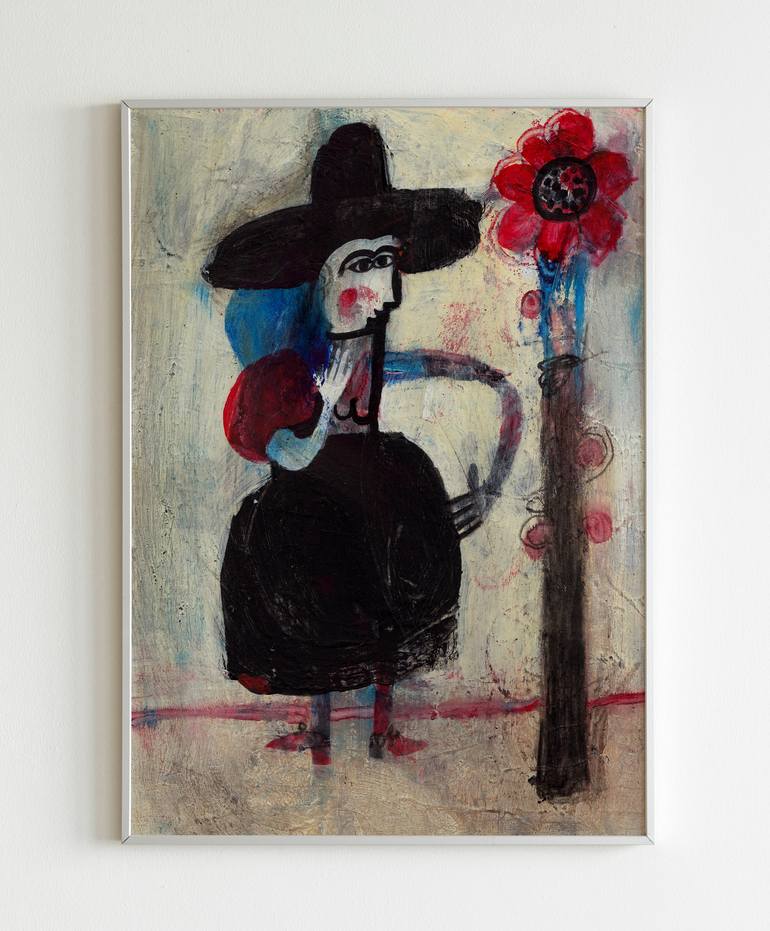 Original Illustration Love Painting by Hanieh Ghashghaei