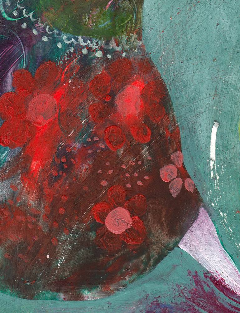 Original Illustration Women Painting by Hanieh Ghashghaei