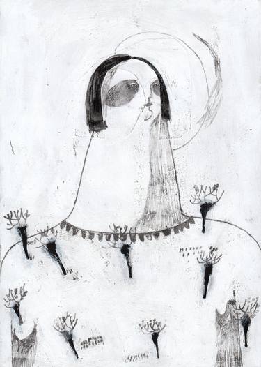 Original Figurative Nature Paintings by Hanieh Ghashghaei
