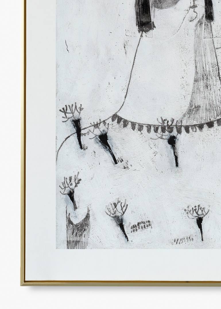 Original Figurative Nature Painting by Hanieh Ghashghaei