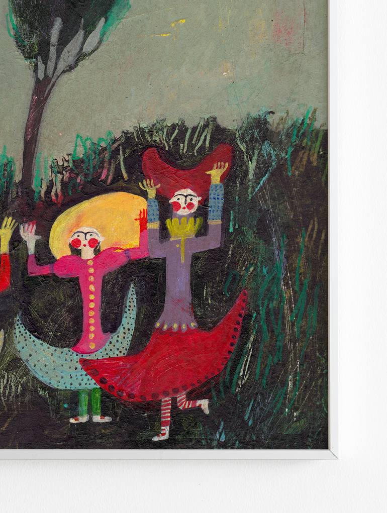 Original Illustration Women Painting by Hanieh Ghashghaei
